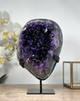 A+ Grade Natural amethyst Geode with Blue agate Shell - MWS1787