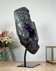 Magnificent Amethyst & Green Jasper Specimen - A Must-Have Decor Piece - MWS1117