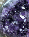 Deep Purple Amethyst Geode with Green Jasper Matrix - CBP1090