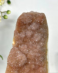 Natural Peach Tone Crystal on Stand – Unique Mineral Specimen for Display - MWS2826
