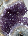 Natural Amethyst & Quartz Large Crystals Specimen - MWS1504