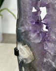 Natural Amethyst Geode Slice Portal with Stand - MWS1947
