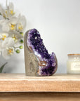 Natural Amethyst Cathedral with Deep Purple Crystals - CBP1105