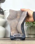 Unique Art Agate & Quartz Geode for Home Decor - Urguayan Statement Piece - CBP1401