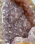 Beautiful Amethyst Geode with Pink Tone Sugar Crystals - MWS1738