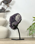 Unique Natural Amethyst Cluster with Calcite Formation - MWS3177