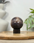 Banded Agate & Quartz Druzy Sphere Geode - SPH0203