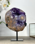 Natural Uruguayan Amethyst Crystal Cluster with Stalactite Eye Formation - MWS2429