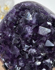Deep Purple Amethyst Cluster with Huge Large Shinny Crystals - MWS1785