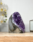 Natural Amethyst Crystal Cluster with Cut Base - CBP1150