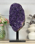 Natural 19 in Tall Amethyst Crystal Specimen Statement Piece - MWS3406