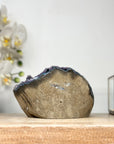 Natural Amethyst Geode Crystal Cluster for Home Decor Display - CBP1166