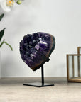 Top Grade Deep Purple Amethyst Heart - HST0308