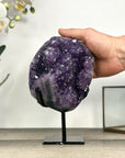 Amethyst Crystal Cluster with Deep Purple Hue – Natural Geode Display Piece - MWS2795