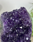 Top Grade Natural Amethyst Cluster on Metal Stand - MWS3212