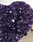 Stunning Deep Purple Amethyst Heart Carving - HST0288