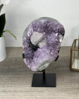 Natural Amethyst Crystal Cluster with Beautiful Calcite Crystal Formation - MWS2349