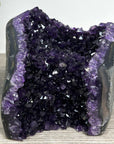 Uruguayan Amethyst Cathedral – Deep Purple Geode with Cut Base - CBP1211