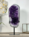 Large Amethyst Crystal Cluster on Stand for Home Decor Display - MWS2685