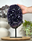 Huge Natural Amethyst Geode with Deep Purple Large Crystals - MWS3080