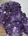 Natural Amethyst Stone with Large & Ashinny Crystals - MWS1364