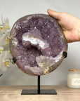 Large Amethyst Crytsal Geode with Stalactite Eyes Formations - MWS1737