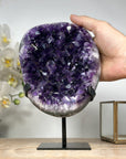 A Grade Natural Amethyst Geode with Deep Purple Crystals - MWS1909