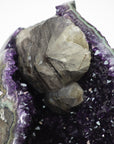 Uruguayan Amethyst Large Geode with Unique Calcite Inclusion - MWS0366