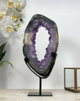 Large Stunning Amethyst Geode Slice, Crystal Portal - MWS1952