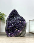A+ Grade Natural Amethyst Cathedral, Deep Purple Crystals - CBP1189