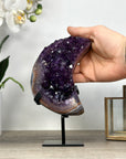 Stunning Amethyst Moon Carving - MWS2360