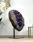 Natural Amethyst Geode with Large & Shinny Crystals - MWS2339