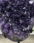 Deep Purple Natural Amethyst Geode with Stand - MWS3232