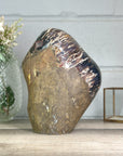 Natural Amethyst & Agate Statement Piece for Home Decor - CBP1255