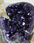 AAA Grade Natural Amethyst Cluster with Metal Stand - MWS1797