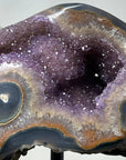 Beautiful Amethyst & Agate Stone Geode - MWS1503