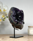 A+ Grade Amethyst Cluster with Stunning Agate Shell - MWS1412