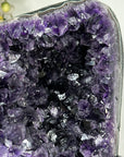 Stunning Large Natural Amethyst Crystal with Green Jasper Shell - MWS1849