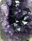 Deep Purple Amethyst Geode with Large Crystals - MWS2432