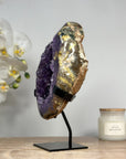 Beautiful Natural Amethyst Geode, Handpolished Piece - MWS1423