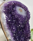 Natural Uruguayan Amethyst Crystal with Stalactite Eye Formation - MWS3194