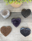 Mixed Minerals Hearts Set - MHLT0342