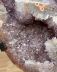 Large Amethyst Crytsal Geode with Stalactite Eyes Formations - MWS1737