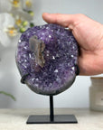 Natrual Amethyst Cluster with Calcite Specimen - MWS1283