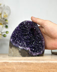 Amethyst Geode with Sparkling Crystal Interior - CBP1155