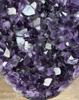Uruguayan Amethyst Geode with Beautiful Calcite Formations - MWS1846