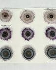 Natural Amerhyst Stalactite Slices Wholesale Flat - Ideal for Pendants - STS0036