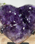 Stnning Natural A+ grade Amethyst Crystal Heart - HST0259
