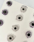 Amethyst & Quartz Stalactite Slices for Jewelers - Wholesale Bulk Pack - STS0063