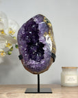 Beautiful Natural Amethyst Geode, Handpolished Piece - MWS1423